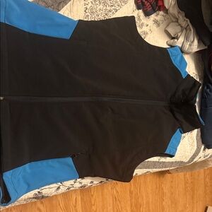 Women's Black and Blue Ski Vest